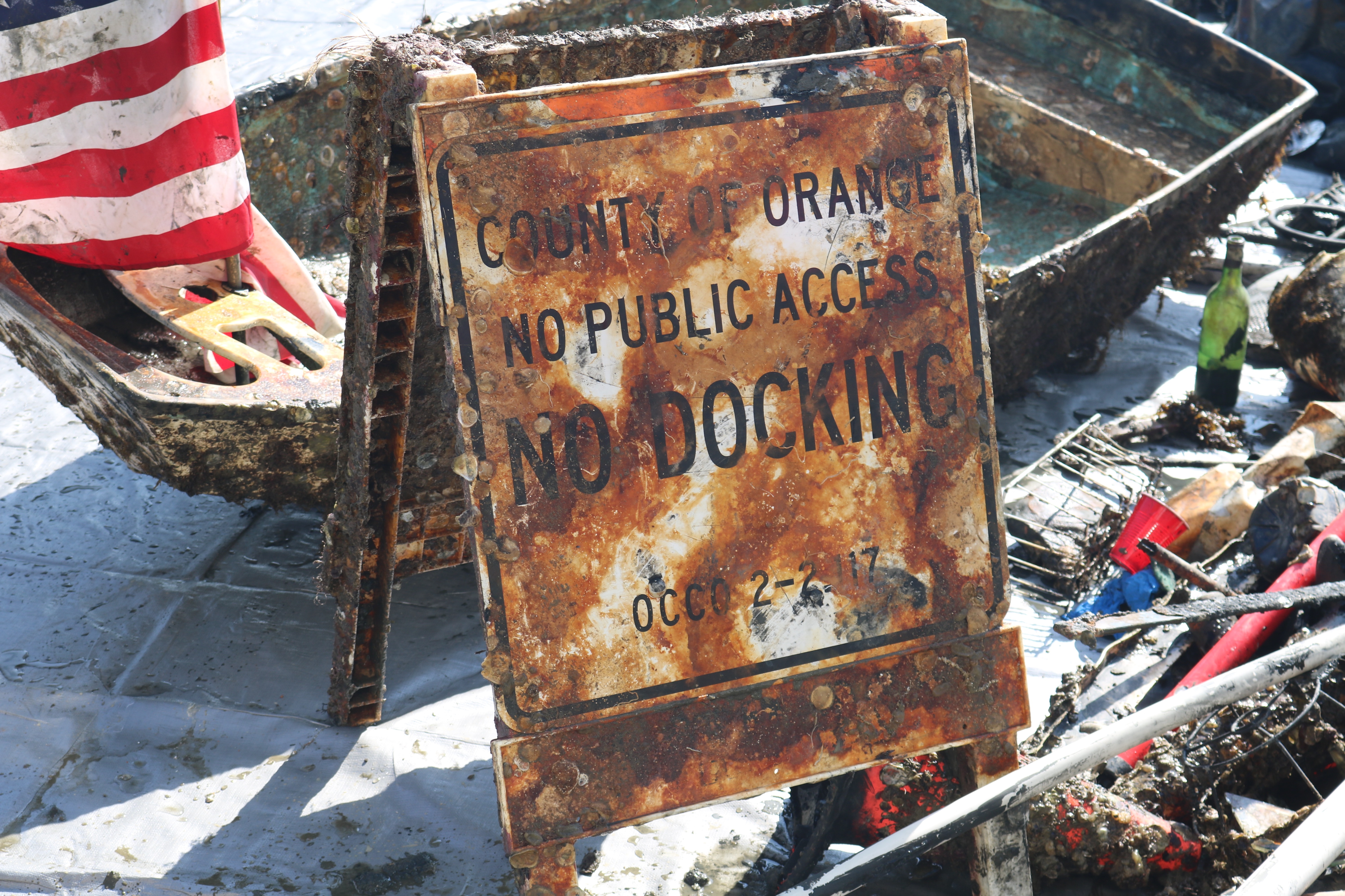 Dana Point Harbor Debris