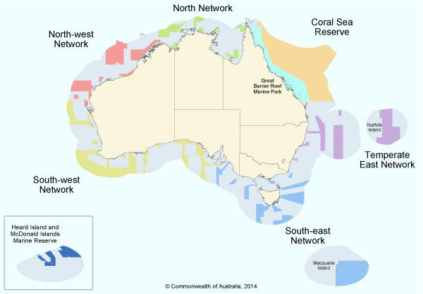 commonwealth marine reserves off australia